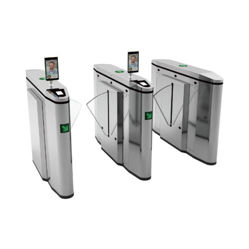 LD-Y609 Lobby Entrance Access Control Optical Flap Barrier Turnstile