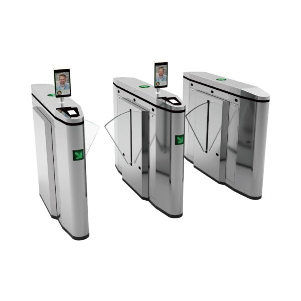 LD-Y609 Lobby Entrance Access Control Optical Flap Barrier Turnstile