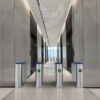 LD-Y609 Lobby Entrance Access Control Optical Flap Barrier Turnstile