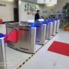 LD-Y606 Optical Access Control Flap Barrier Turnstile