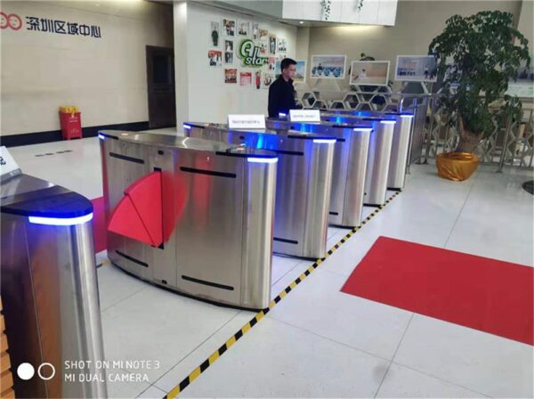 LD-Y606 Optical Access Control Flap Barrier Turnstile