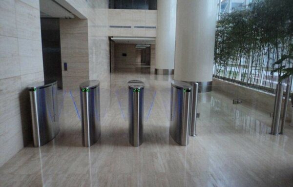 LD-Y603 RFID Flap Barrier Turnstile Gate for Hospital Building