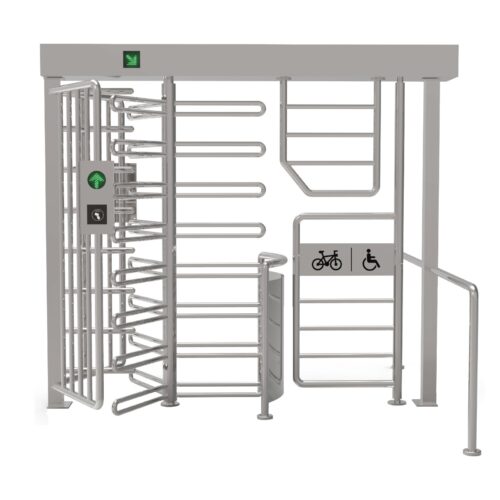 LD-Q810 Full Height Turnstile With Bicycle And DDA Gate