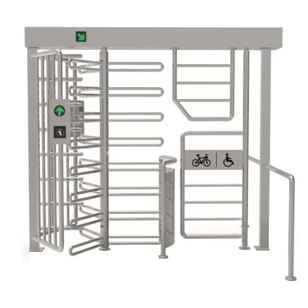 LD-Q810 Full Height Turnstile With Bicycle And DDA Gate