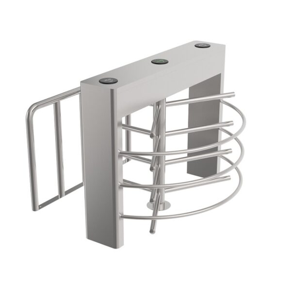 LD-Q807 Half Height Turnstile Waist-Height Access Control Rotating Gate Barrier