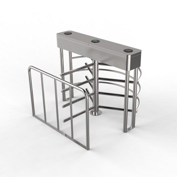 LD-Q807 Half Height Turnstile Waist-Height Access Control Rotating Gate Barrier