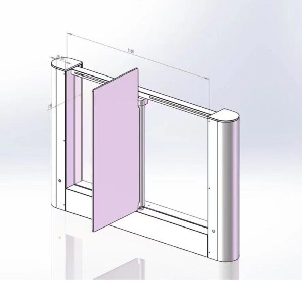 LD-B512 High Security Turnstile Gate For Cashier-less Grocery Store