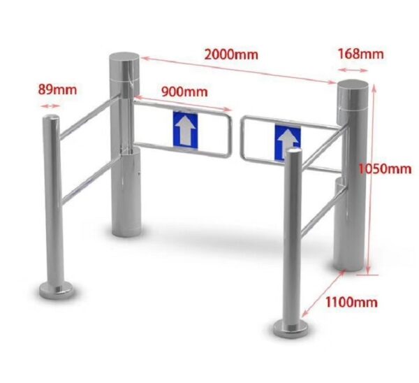 LD-B506 Automatic Swing Turnstile for Supermarket Entrance Gate