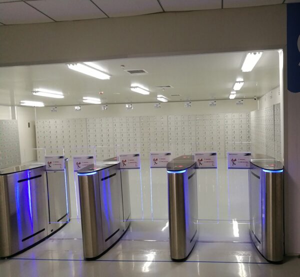 LD-P401 Full Height Automated Motorized Sliding Turnstile